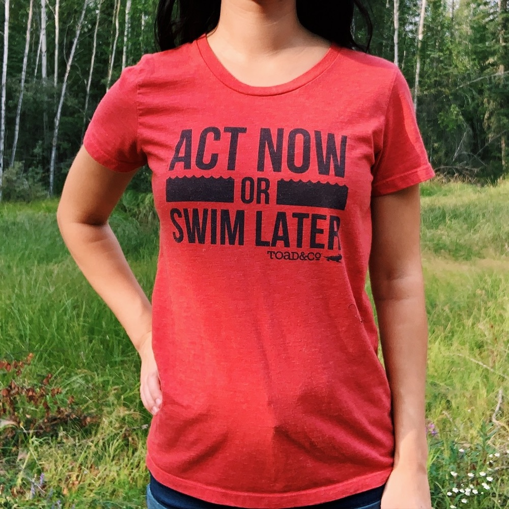 Toad&co ‘act now or swim later’ t-shirt